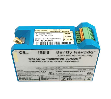 comprar 18745-04 Bently Nevada 5mm. 8mm 7200 Proximitor Sensor online manufacture