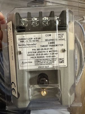 Buy 991-25-50-01-00 Bently Nevada Probe Thrust Transmitter online manufacture