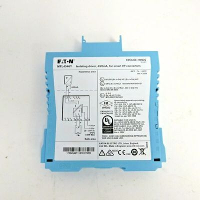 購入 EATON MTL4546Y 800Ω 最大負荷抵抗の隔離ドライバー online manufacture