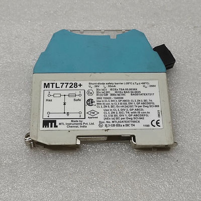 acheter MTL7728+ Barrière Zener de sécurité monocanal avec plage de signal d'entrée de capteurs Pt Ni de 10 à 400 et de 10 à 1000 online manufacture