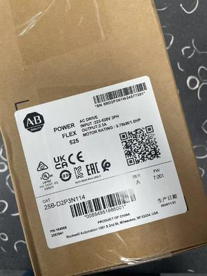 Buy 3 Phase 1Hp Allen-Bradley 25B-D2P3N114 0.75kW AC Drive for Industrial Machinery Usage online manufacture